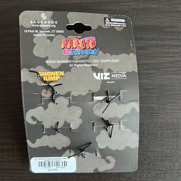 Naruto Assorted Rings - Picture 3 of 3